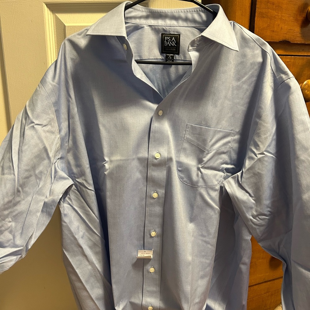 Jos. A. Bank Men's Light Blue Dress Shirt